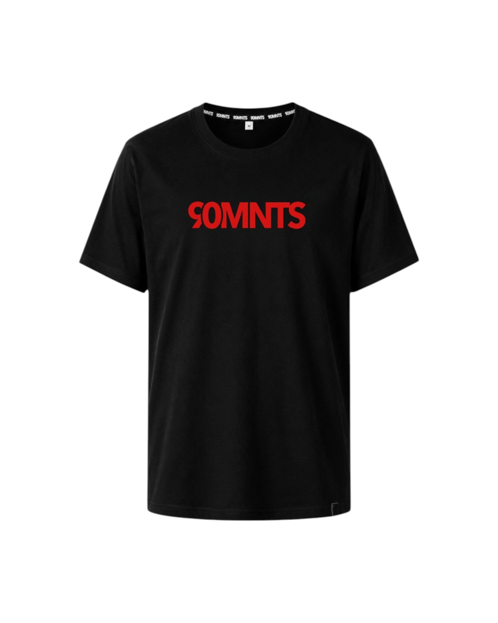 90 Core T-Shirt in schwarz mit roten Print