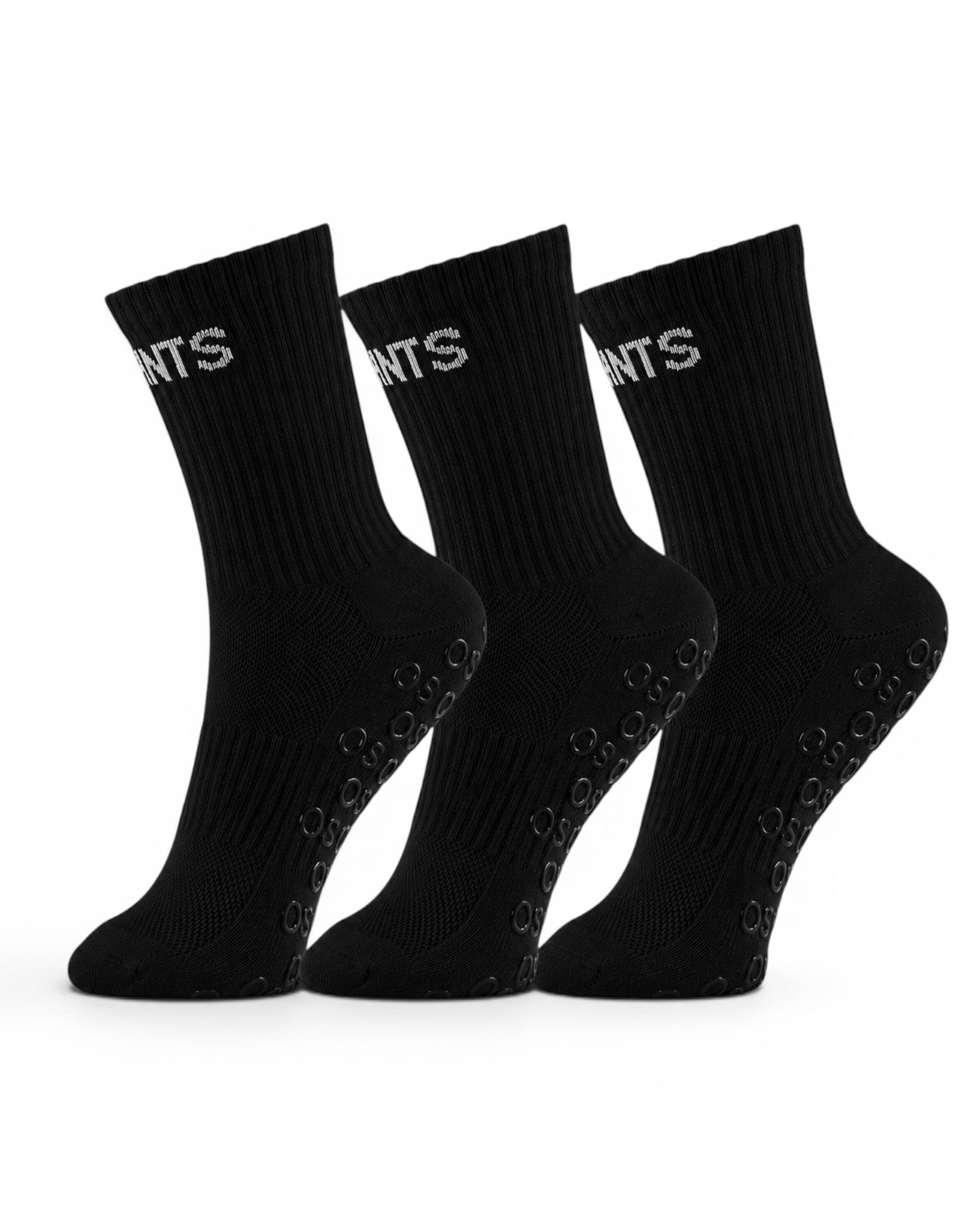 90MNTS Socks Triple Pack in schwarz