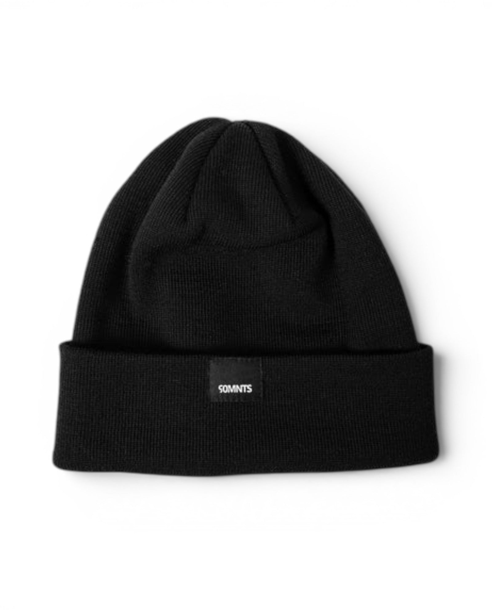 90 Core Beanie in Schwarz - Frontansicht