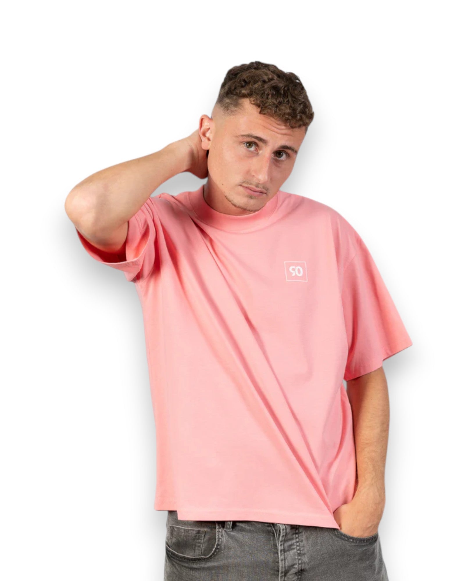 T-SHIRT OVERSIZED PINK JOY - BPOTG
