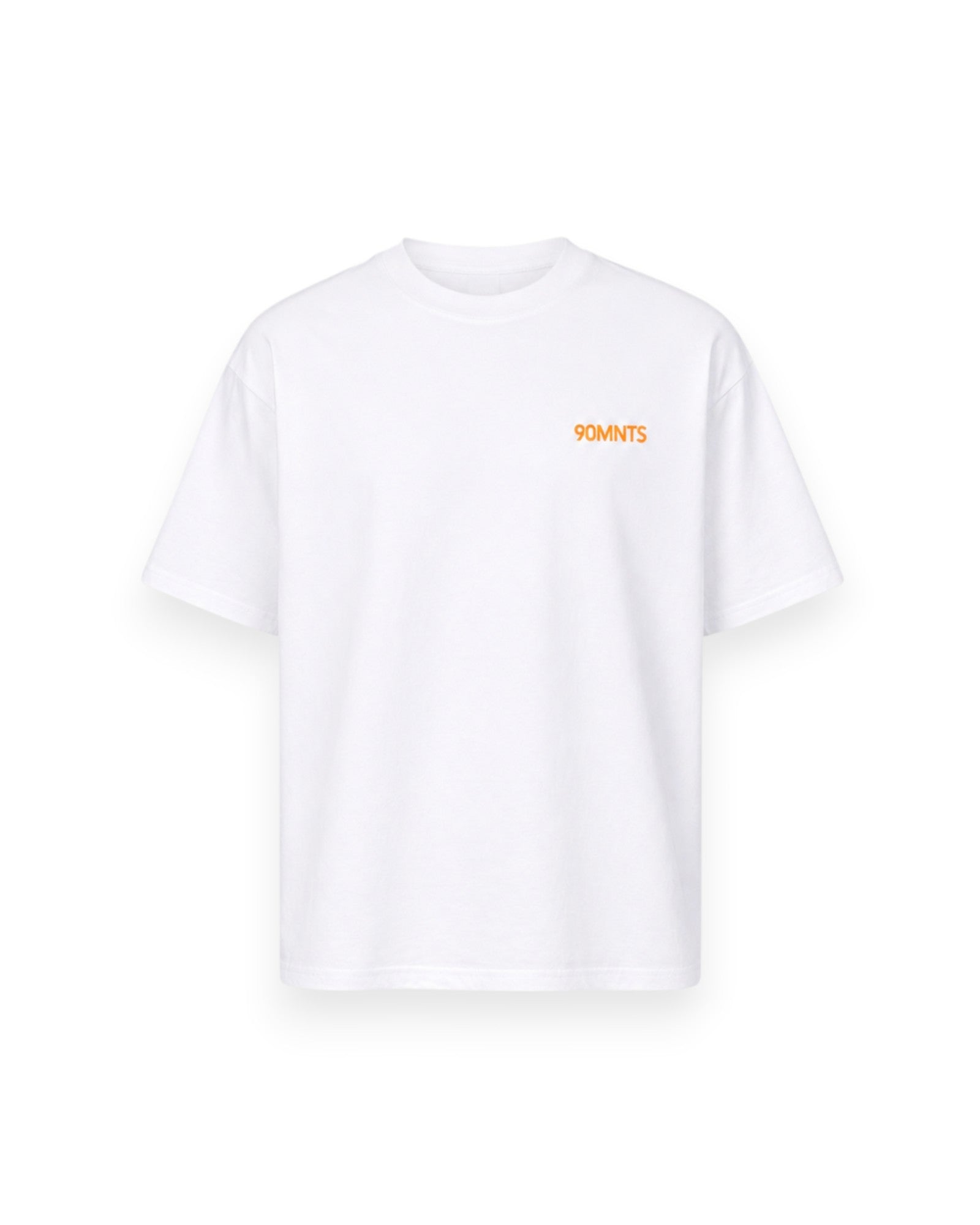 T-SHIRT OVERSIZED WHITE / ORANGE - BPOTG